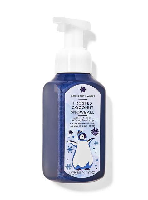 frosted coconut snowball hand soap